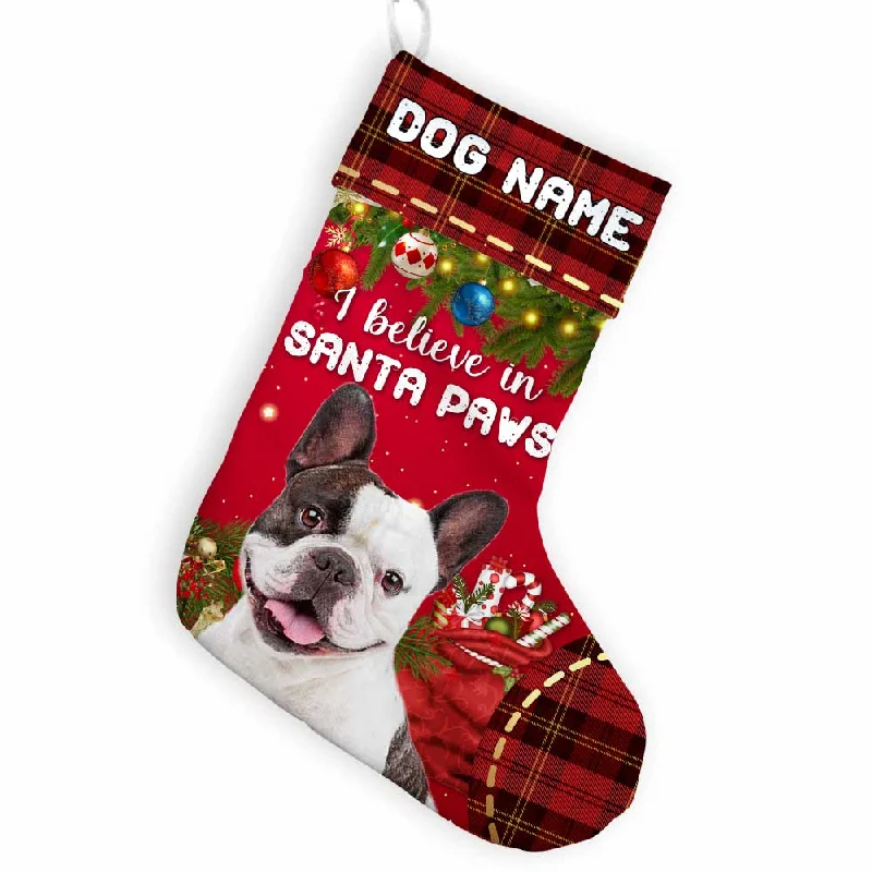 Personalized Dog Christmas Photo Stocking OB193 30O58