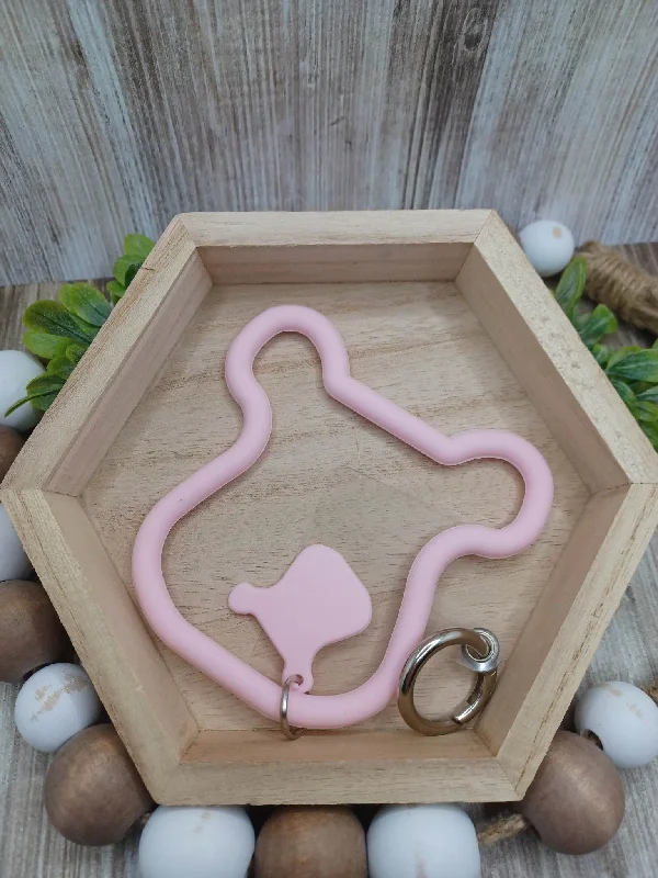 Christmas Dinner Recipes Pink Silicone Teddy Bear Mobile Phone Accessory