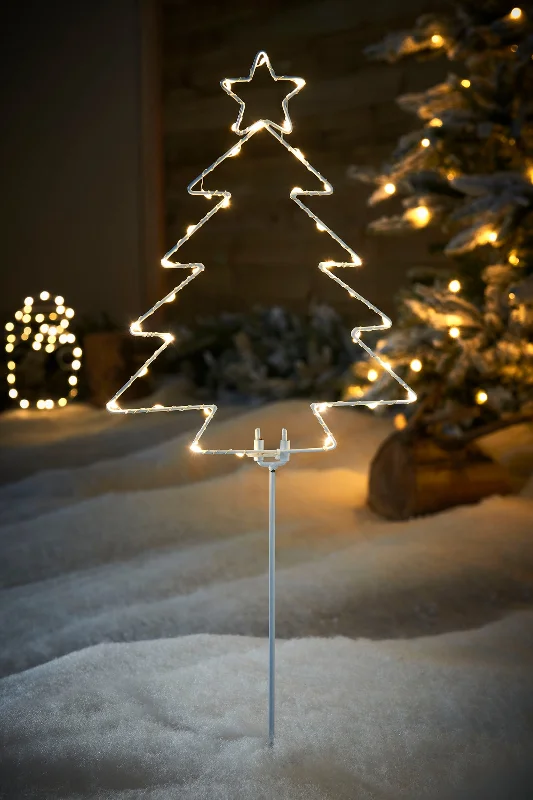 Christmas Joy Pre-Lit Christmas Tree Pathway Stake Light, 60 cm