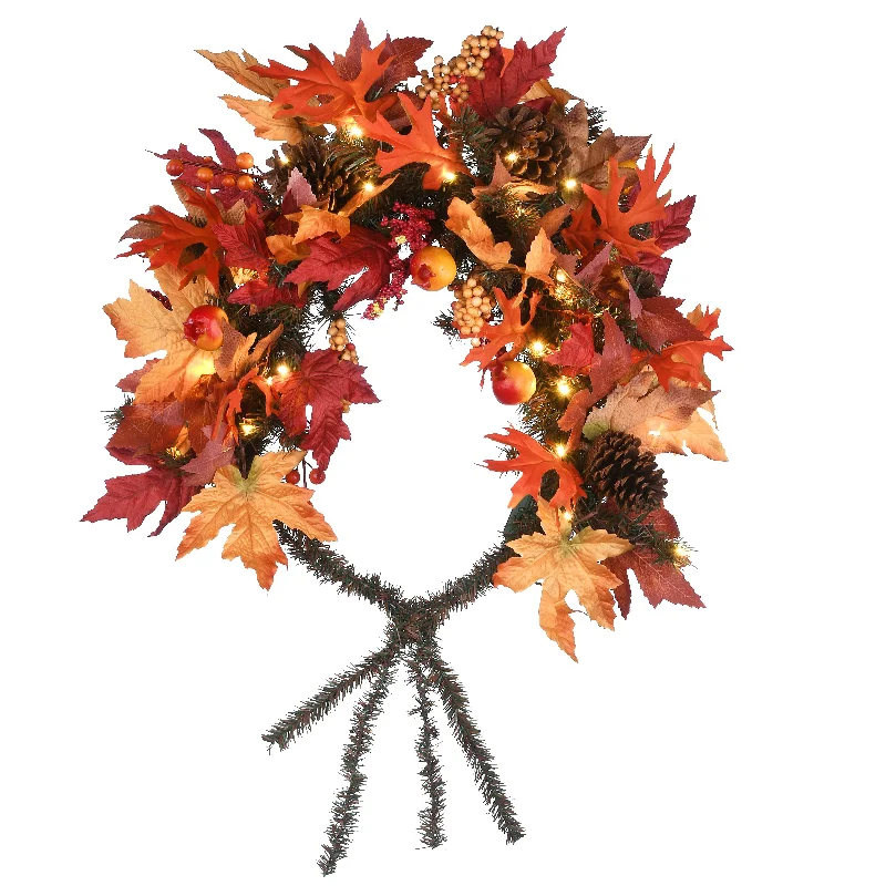 Christmas Wrapped Gifts National Tree Company Pre-lit Harvest Mailbox Decoration, Decorated with Pinecones, Berry Clusters, Maple Leaves, LED Lights, Autumn Collection, 36 in Christmas Wrapped Gifts National Tree Company Pre-lit Harvest Mailbox Decoration, Decorated with Pinecones, Berry Clusters, Maple Leaves, LED Lights, Autumn Collection, 36 in