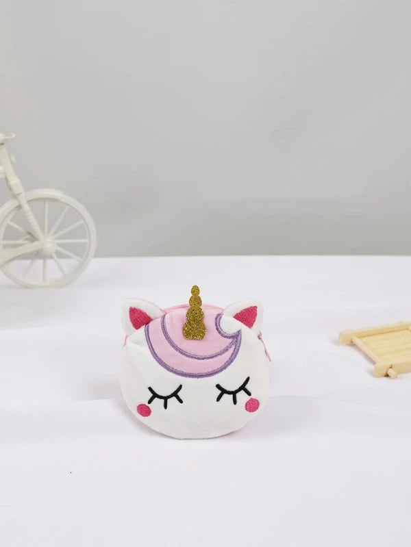 Christmas Star Decoration Purple Unicorn Coin Purse