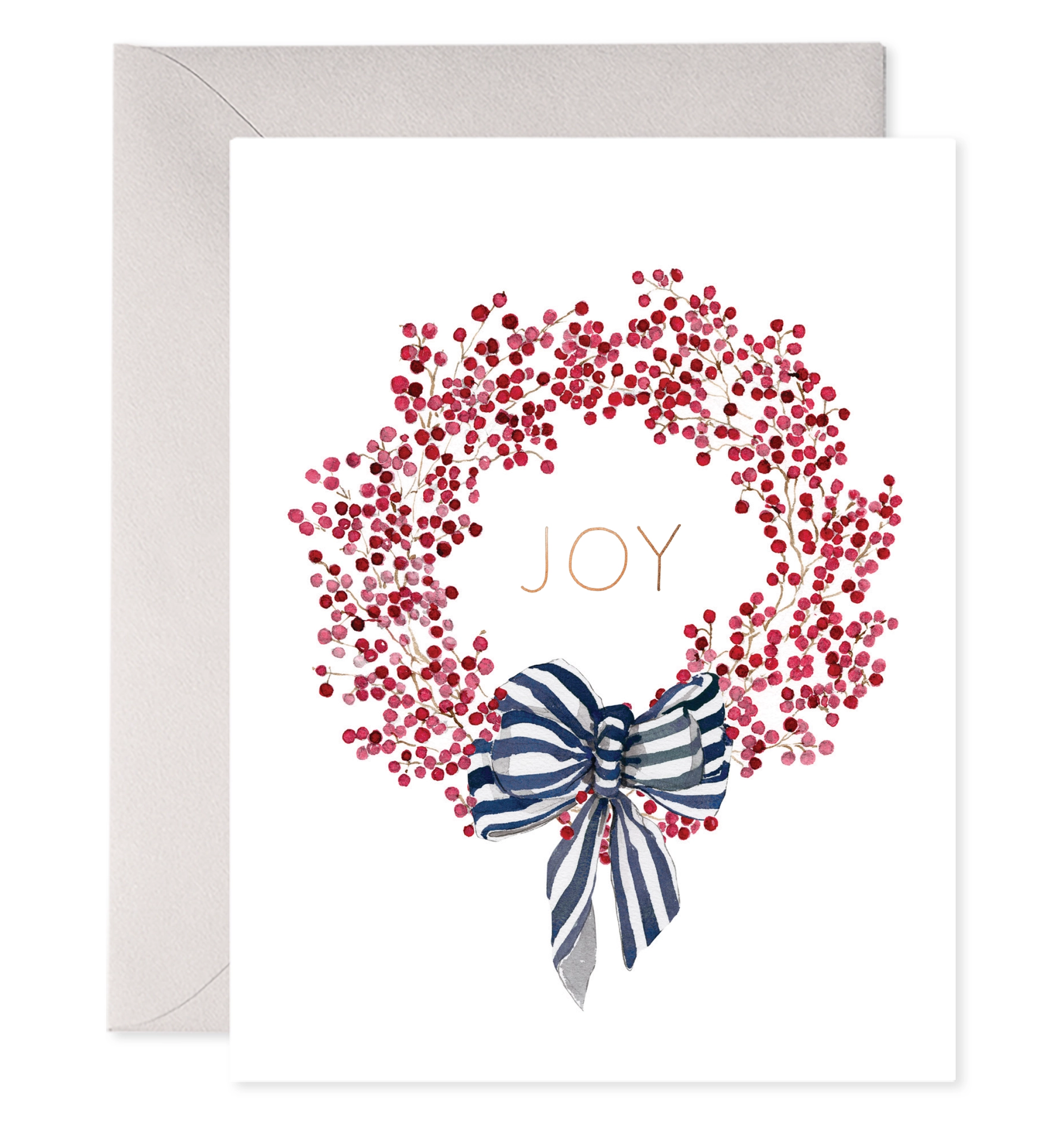 Christmas Pajamas Red Berry Wreath Joy - Boxed Set