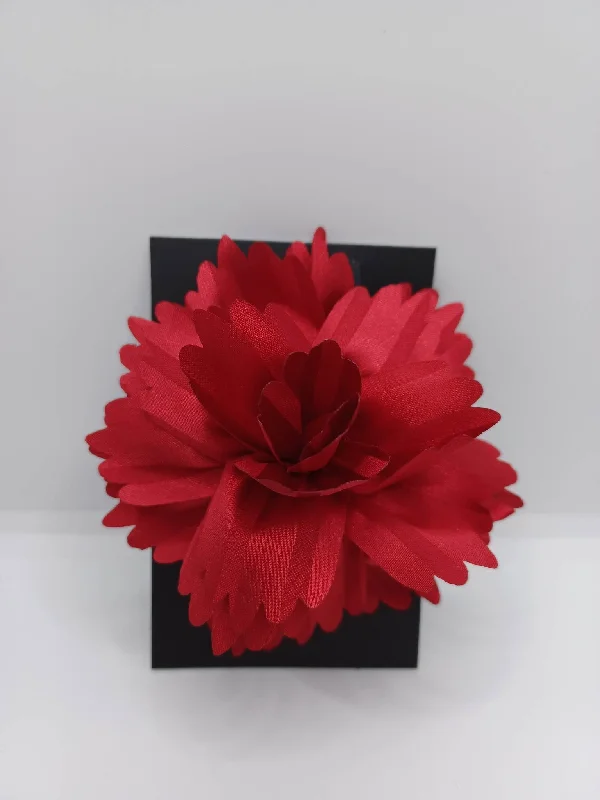 Christmas Decor Red Satin Style Hair Accessory