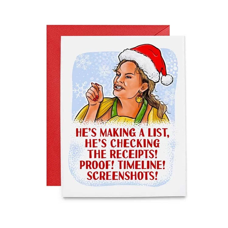 Christmas Gift Wrapping RHOSLC Heather Holiday Screenshots Greeting Card