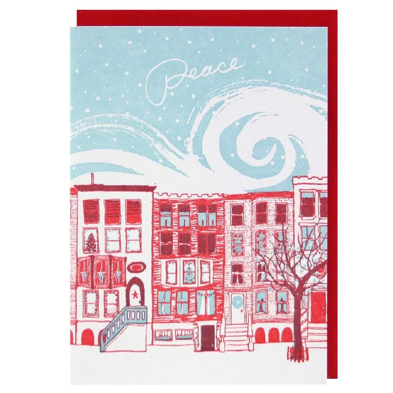 Cozy Christmas Row of Brownstones - Boxed Set