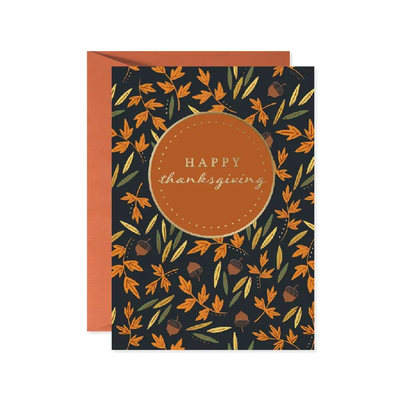 Christmas Pajamas Royal Thanksgiving Thanksgiving Card