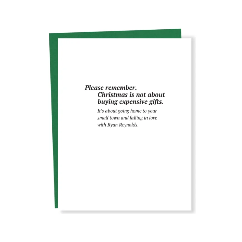 Christmas Snowman Ryan Reynolds Christmas Card