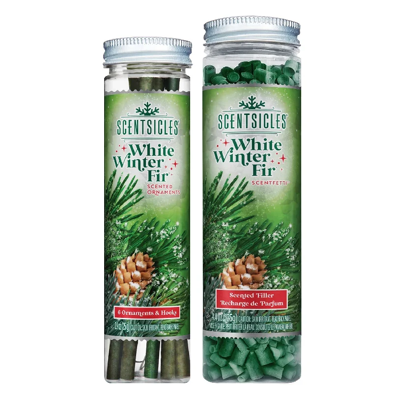 Christmas Winter Nights Scentsicles 6pc Stick and Scentfetti White Winter Fir - 2 Pack Christmas Winter Nights Scentsicles 6pc Stick and Scentfetti White Winter Fir - 2 Pack