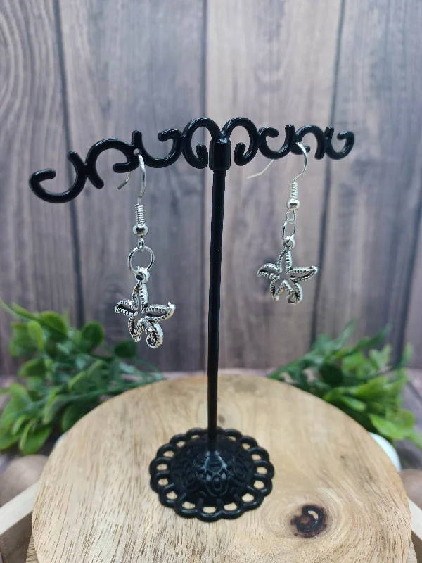 Christmas Magical Moments Silver Sea Star Earrings