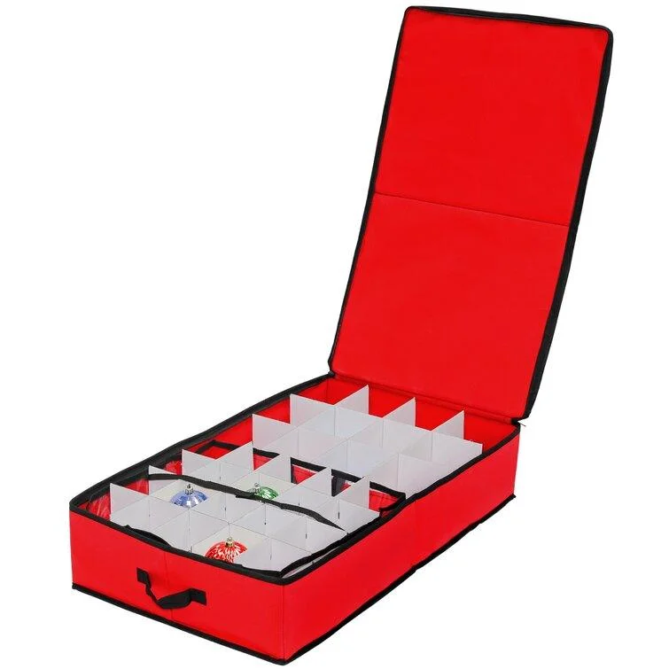 Christmas Gift Wrapping Storage 2'' H x 14.75'' W x 17.5'' D Christmas Ornament Storage Christmas Gift Wrapping Storage 2'' H x 14.75'' W x 17.5'' D Christmas Ornament Storage