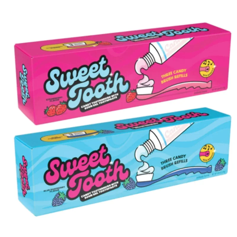 Sweet Tooth - Candy Toothbrush & Sour Toothpaste - 1 random flavor