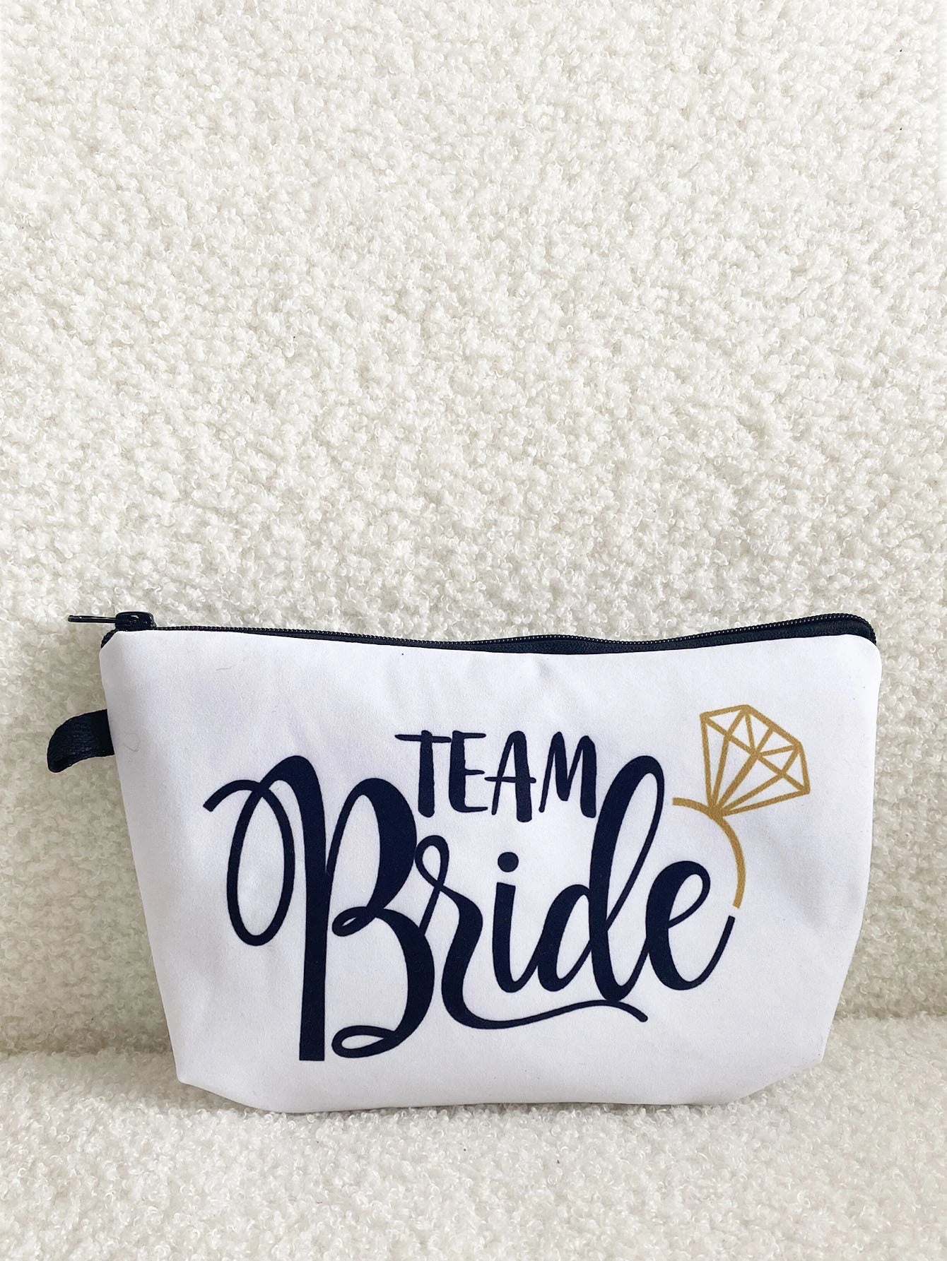"Team Bride" Cosmetic Bag