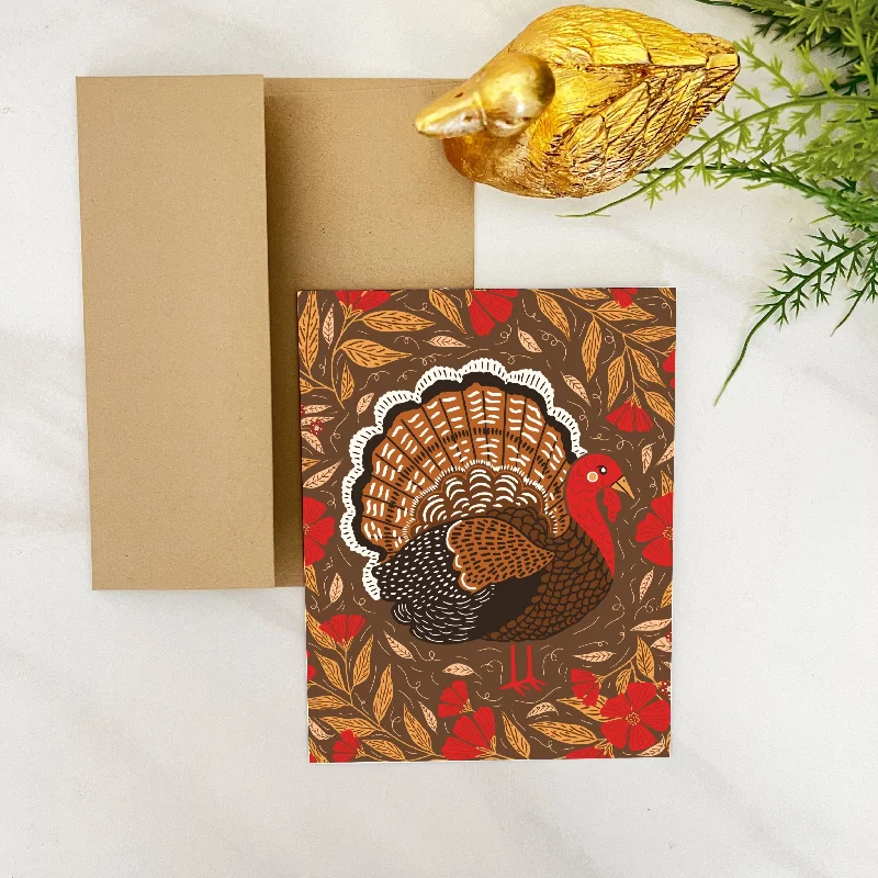 Christmas Advent Calendar Thanksgiving Card