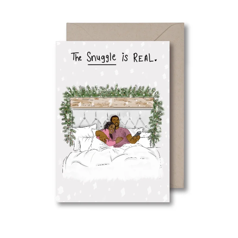 Christmas Ice Skating The Snuggle Card