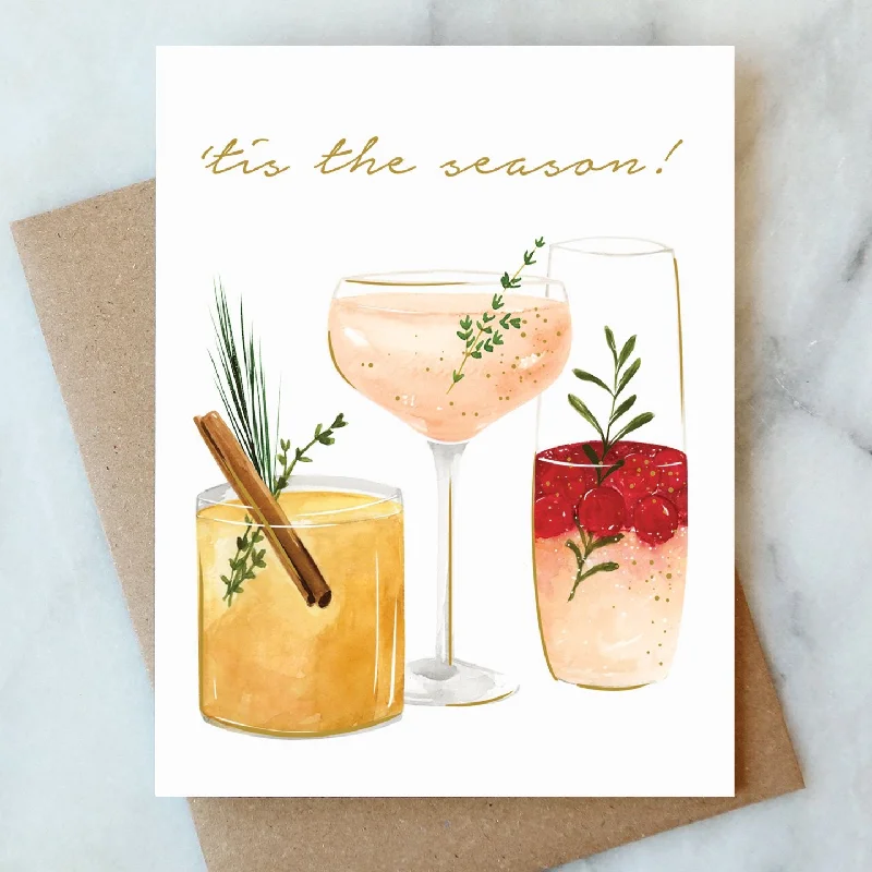 Christmas Gift Packing Christmas Card | 'Tis the Season Cards | Set of 6