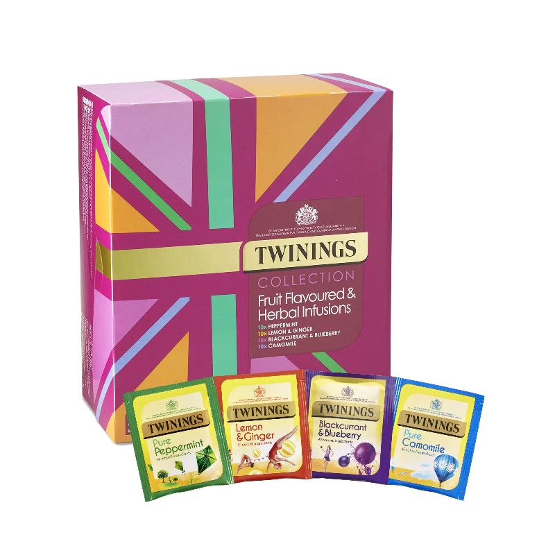 Christmas Lights Twinings Collection Fruit Flavoured & Herbal Infusions - 40 Envelopes