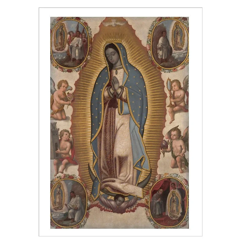 Christmas Family Time Virgin of Guadalupe Boxed Holiday Cards