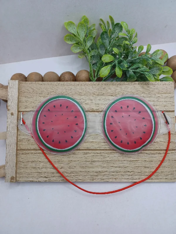 Christmas Garland Lights Watermelon Gel Eye Mask