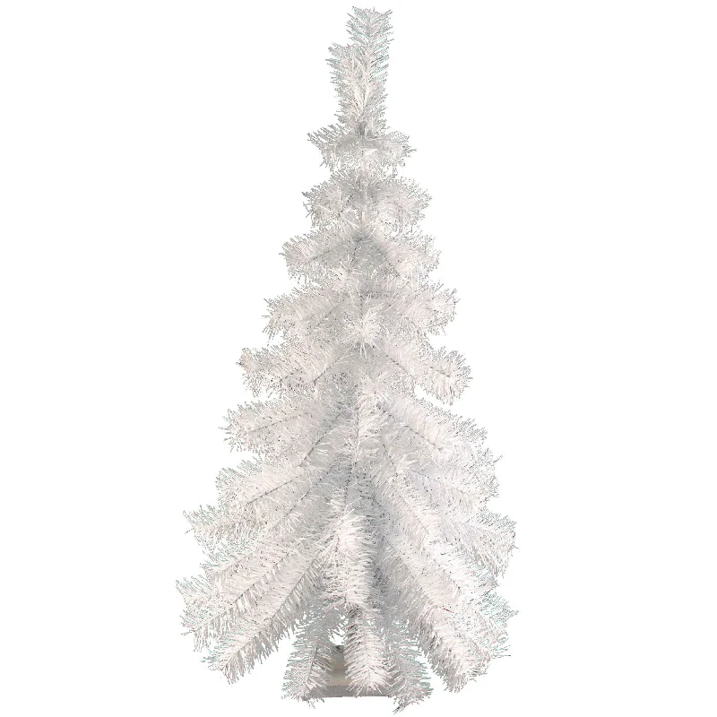 Christmas Pinecones 白色壁挂圣诞树