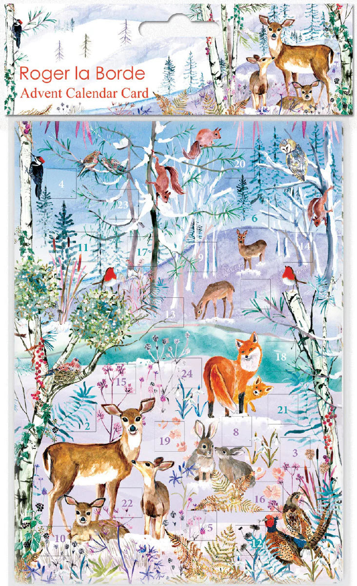 Christmas Stocking Stuffers Wild Winter's Song Advent Calendar Card