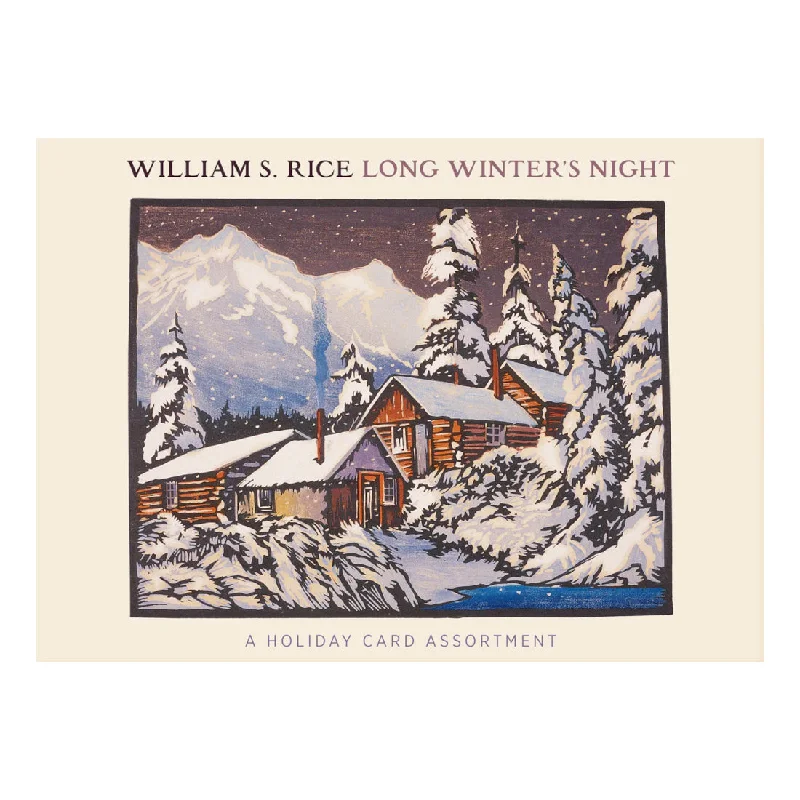 Christmas Cinnamon Scent William S. Rice: Long Winter's Night Boxed Holiday Cards
