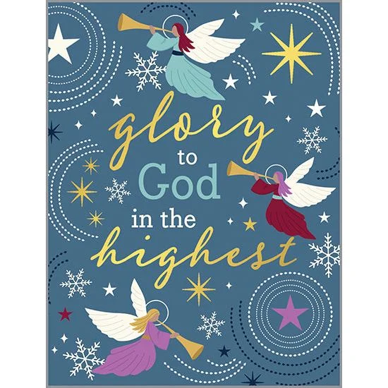 Christmas Cozy Ambience {with scripture} Christmas card - Glorious Angels