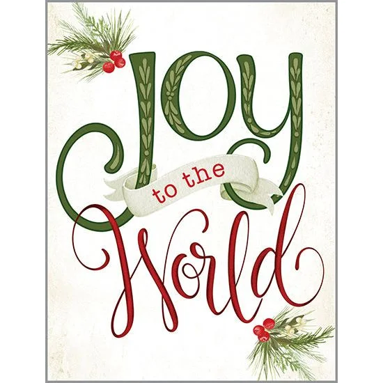 Christmas Cinnamon Scent {with scripture} Christmas card - Joy to the World