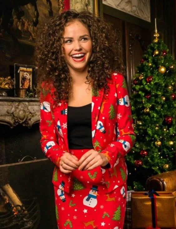 Christmas Day Womens Christmas Suit - ChristMISS