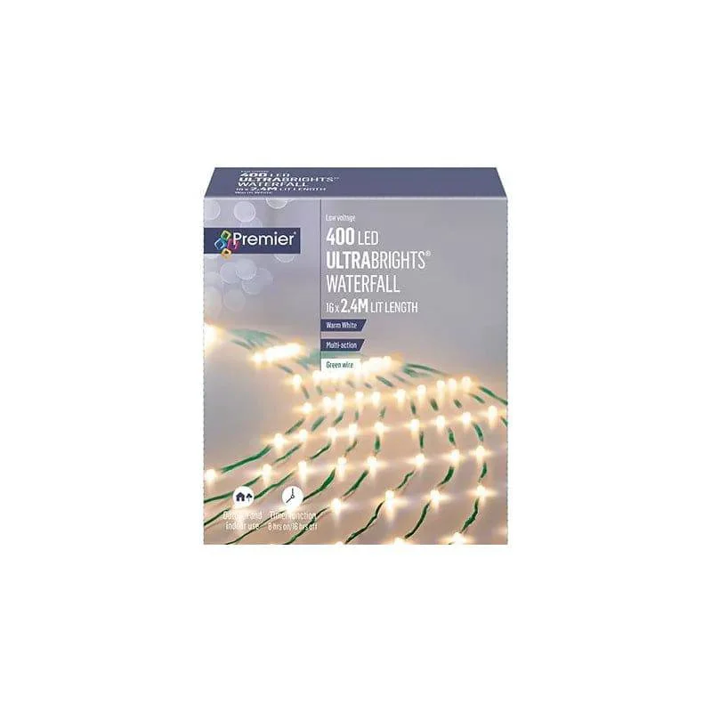 Christmas Eve 2.4m 400L UltraBright Waterfll
