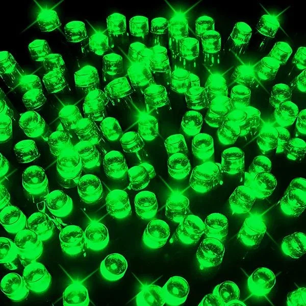 Christmas Bells LED Fairy Lights Green (20m)