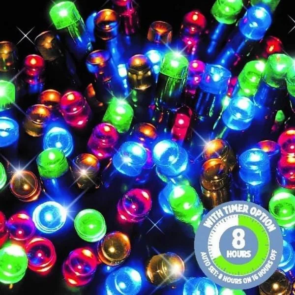 Christmas Cookies LED Fairy Lights Multi (40m)