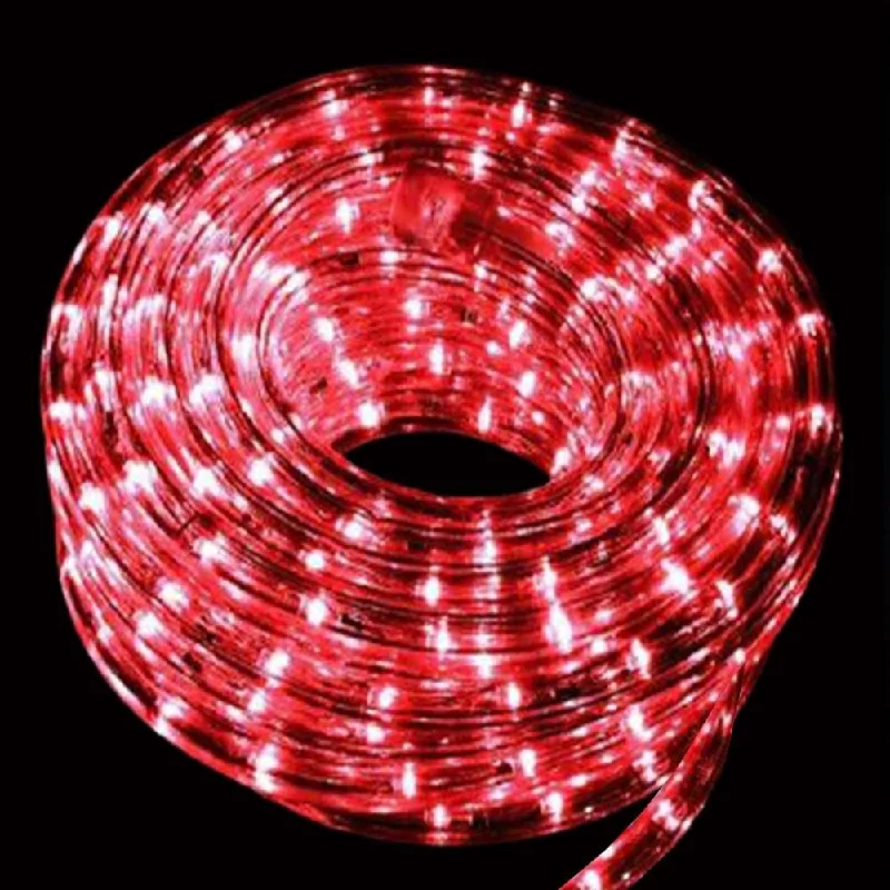 Christmas Star Decoration LED Connectable Red Ropelight (9m)
