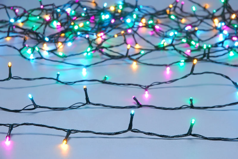 Christmas Hot Chocolate Battery Operated Timer String Lights - Aurora