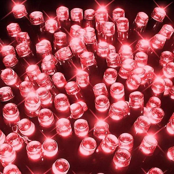 Christmas Happy Moments LED Fairy Lights Red (60m)