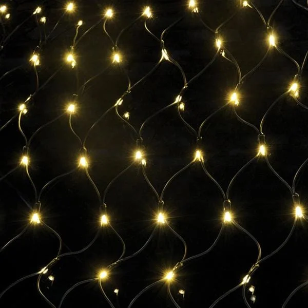 Christmas Chilly Nights LED Warm White Net Light (9.6m)
