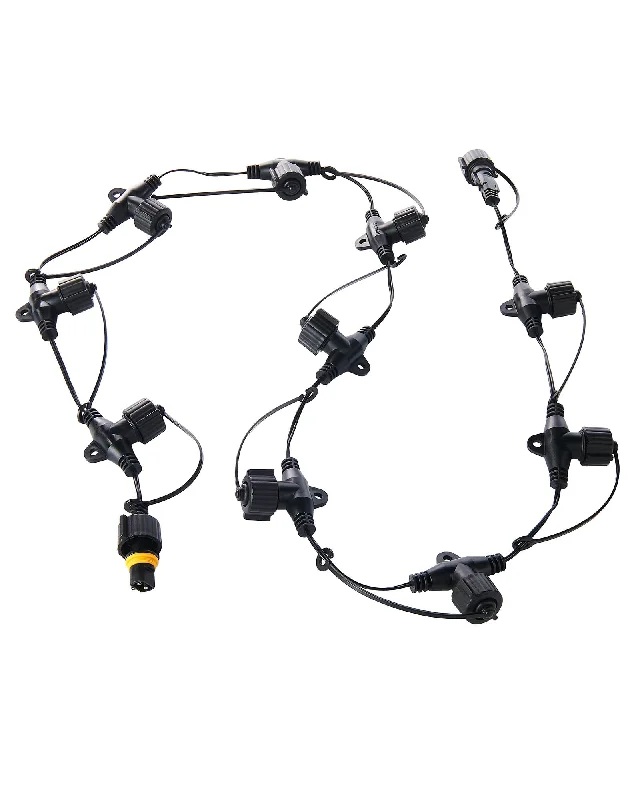 Christmas Ice Skating LINK UP 10 T Port Curtain Connectors, Connectable, Black Cable Christmas Ice Skating LINK UP 10 T Port Curtain Connectors, Connectable, Black Cable
