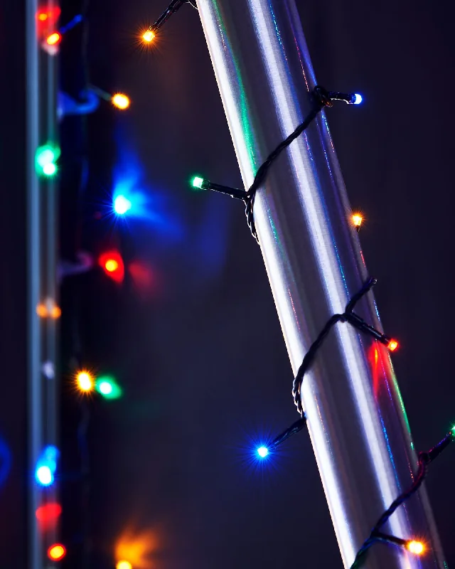 Christmas Feast Outdoor Multi-Function 360 LED Light String, Multi Colour