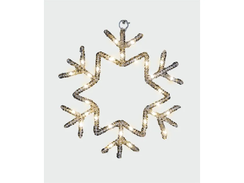 Christmas Red Stockings Snowflake Shape Pre Lit 20 Warm White Micro LED Christmas Design Christmas Red Stockings Snowflake Shape Pre Lit 20 Warm White Micro LED Christmas Design