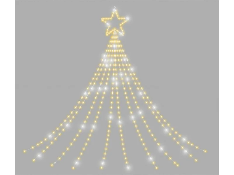 Christmas Chocolate Delights Waterfall 2D Christmas Tree with Warm White LEDs & Star on top Christmas Chocolate Delights Waterfall 2D Christmas Tree with Warm White LEDs & Star on top