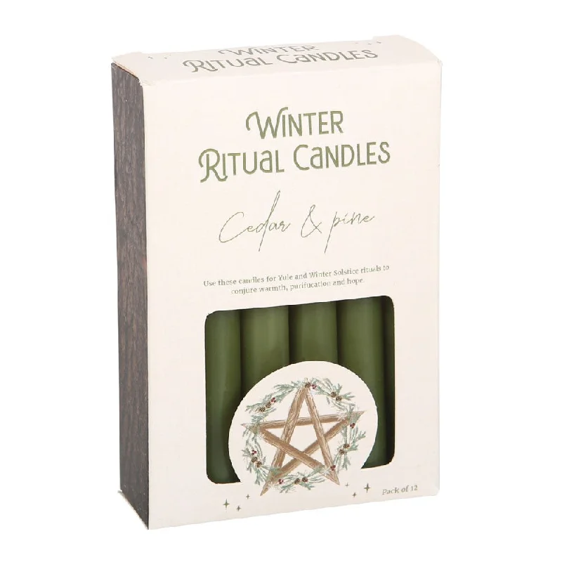 Christmas Magical Moments 12pcs Winter Ritual Candles in Cedar and Pine Fragrance CDL001 Christmas Magical Moments 12pcs Winter Ritual Candles in Cedar and Pine Fragrance CDL001