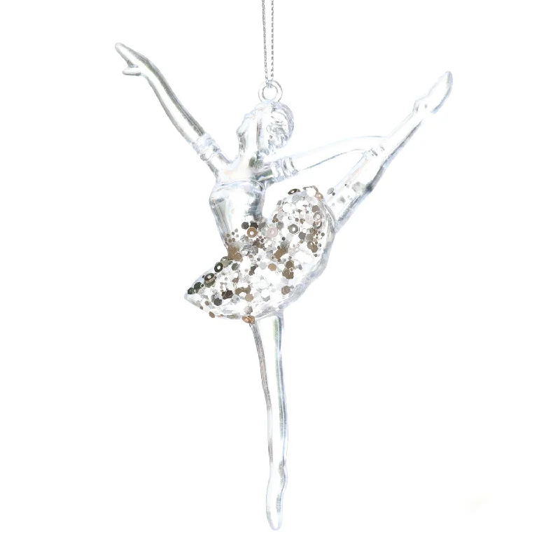 Christmas DIY Crafts 14cm Shatterproof Christmas Ballerina Ornament 03801