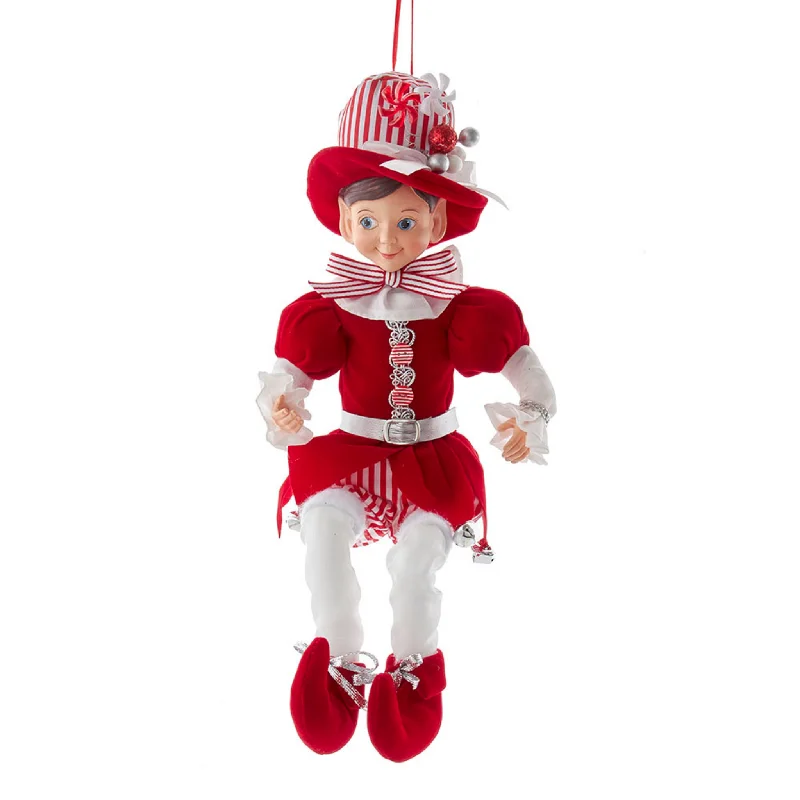 Christmas Baking Traditions 15" Kringles Peppermint Elf Ornament