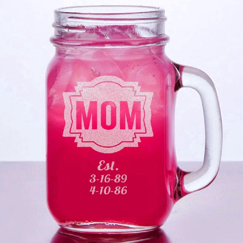 Christmas Baking Family 16 Oz Birthday Gift for Mom Engraved Mason Jar Mug Personalized Cool Mom Mug Etched for Mom, Grandma, Godmother, her, from son daughter Christmas Baking Family 16 Oz Birthday Gift for Mom Engraved Mason Jar Mug Personalized Cool Mom Mug Etched for Mom, Grandma, Godmother, her, from son daughter