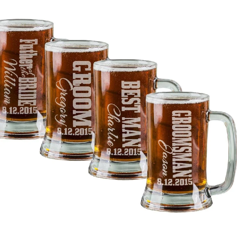 Christmas Beautiful Lights 16 Oz Groomsmen Beer Mugs Engraved Wedding Party Groomsman Best Man Groom Father of the Bride Gift Bulk Discounts Glass Beer Stein Etched Christmas Beautiful Lights 16 Oz Groomsmen Beer Mugs Engraved Wedding Party Groomsman Best Man Groom Father of the Bride Gift Bulk Discounts Glass Beer Stein Etched