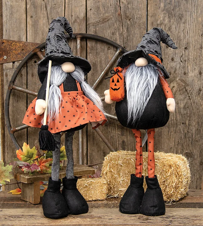 Christmas Advent Calendar 2/Set, Mr. & Mrs. Halloween Star Standing Gnome