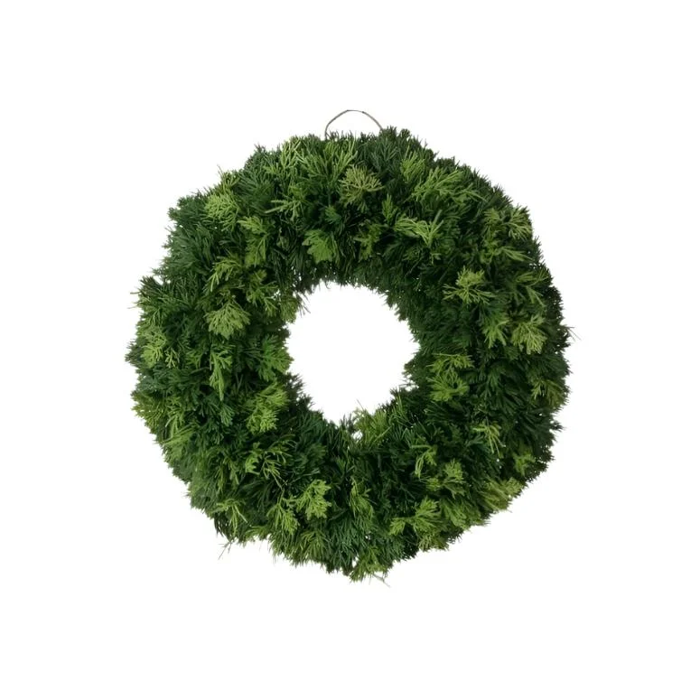 Christmas Traditions Real Touch Cedar Wreath, 20"