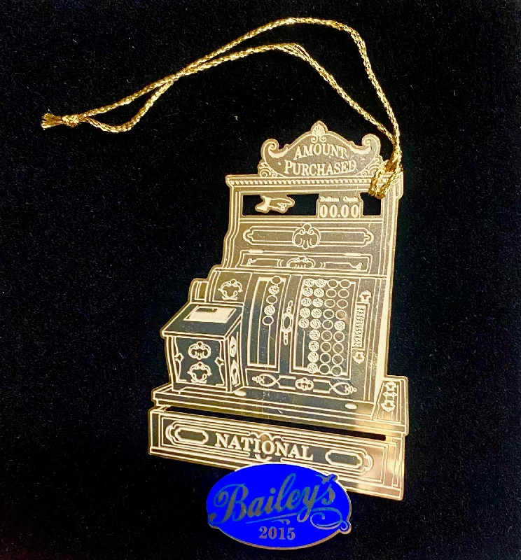 Christmas Celebration Vintage Cash Register Christmas Ornament