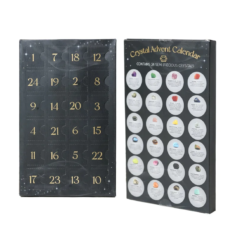 Christmas Wreath Making 24-Day Crystal Advent Calendar ACL007