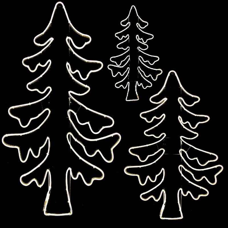 Christmas Baking Family 2D Standing Tree Motifs