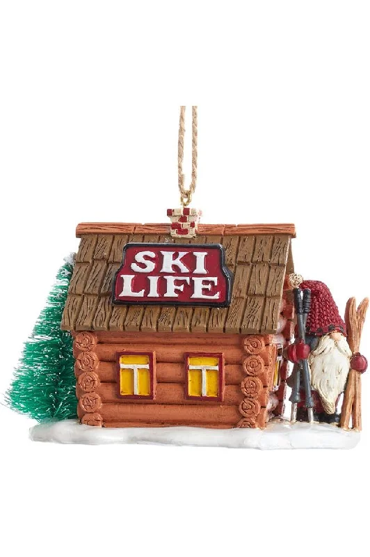 Christmas Cookies 3.7" Lodge Ski Gnome Ornament